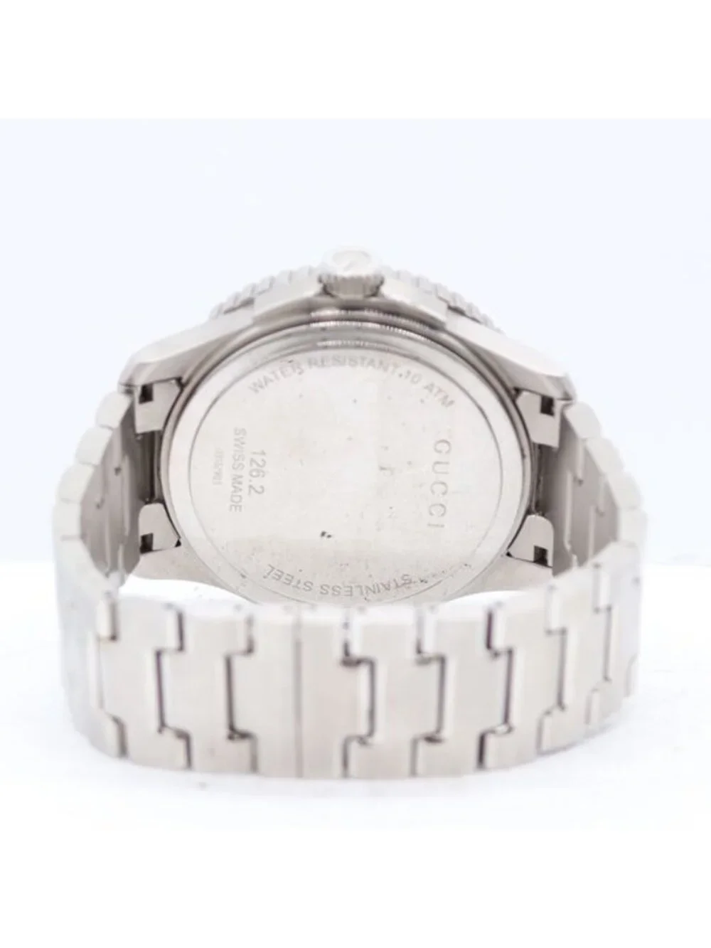 Gucci Sport 126.2 Quartz Date White Dial Watch